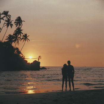 beach silhouette